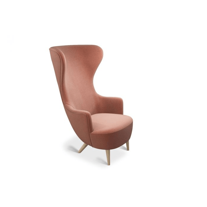 Wingback Chair lounge chair Tom Dixon Hero 0511 Natural Oak 