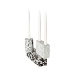 Swirl Black & White Candelabra Candles and Candleholders Tom Dixon 