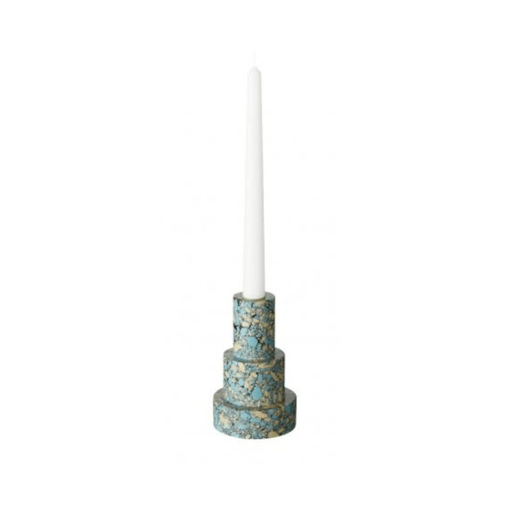 Swirl Stepped Candleholder Candles and Candleholders Tom Dixon 