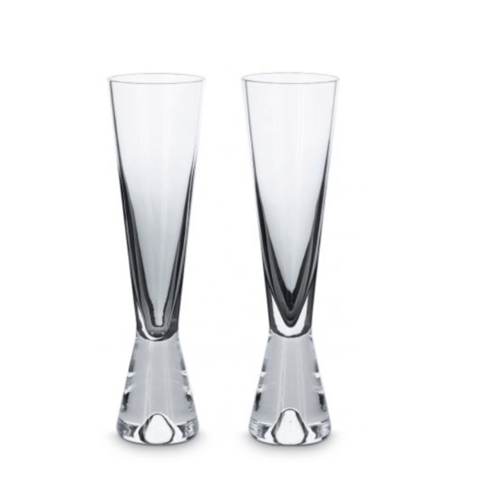 Tank Champagne Glasses Black x2 Kitchen Tom Dixon 