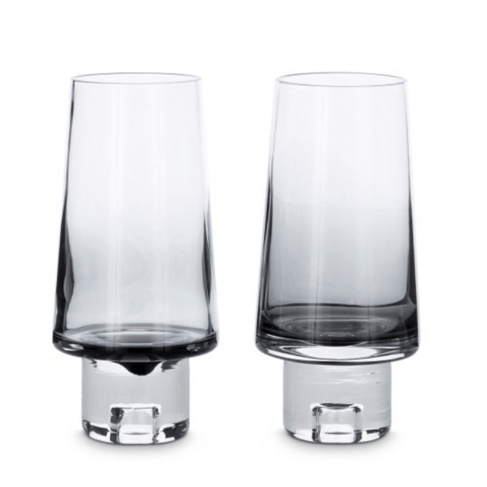 Tank High Ball Glasses Black x2 Kitchen Tom Dixon 