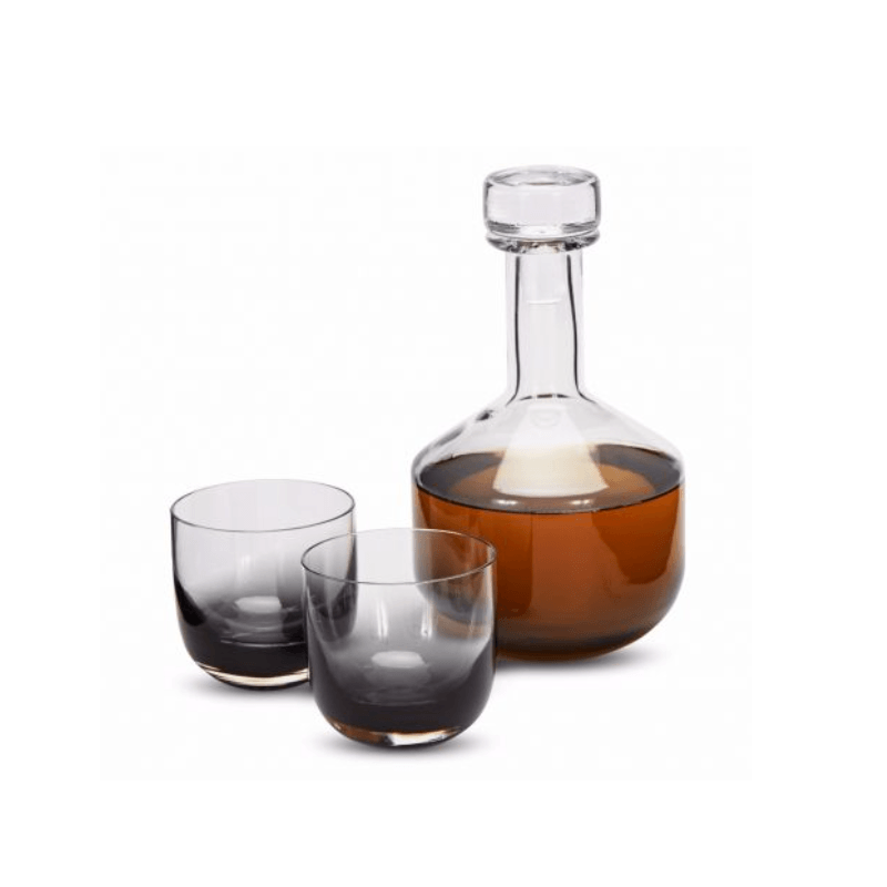 Tank Whiskey Glass Black x2 Kitchen Tom Dixon 