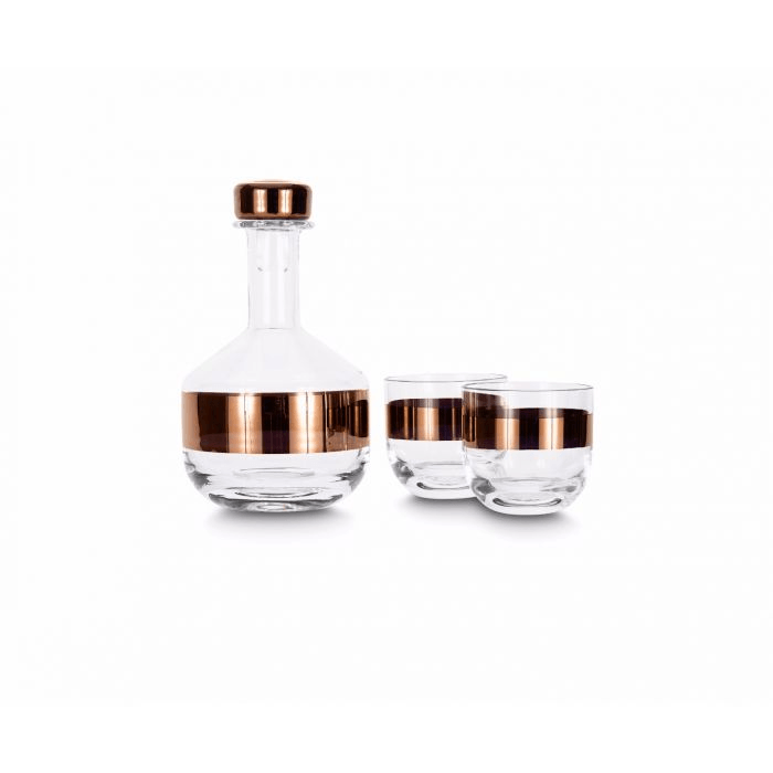 Tank Whiskey Glass x2 Copper Kitchen Tom Dixon 