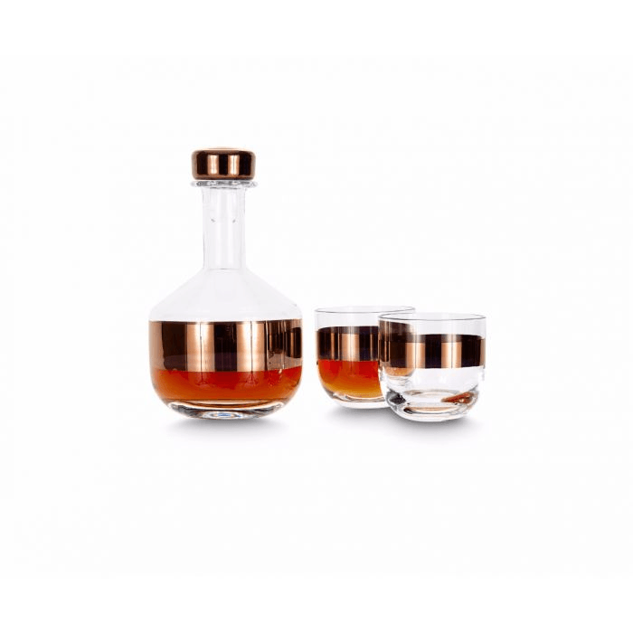 Tank Whiskey Glass x2 Copper Kitchen Tom Dixon 