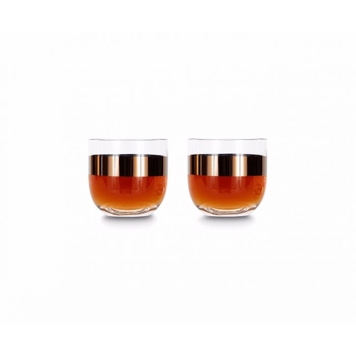 Tank Whiskey Glass x2 Copper Kitchen Tom Dixon 