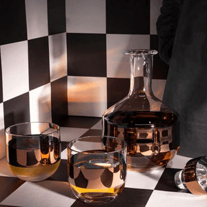 Tank Whiskey Glass x2 Copper Kitchen Tom Dixon 