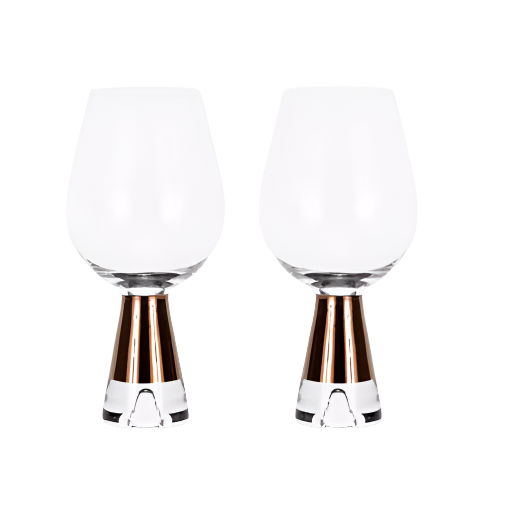 Tank Wine Glasses x2 Copper Kitchen Tom Dixon 