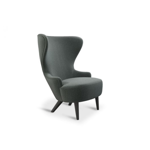 Wingback Micro Chair lounge chair Tom Dixon Divina Melange 3 0170 Black Oak 