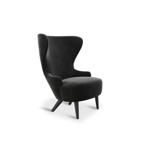 Wingback Micro Chair lounge chair Tom Dixon Gentle 2 0183 Black Oak 