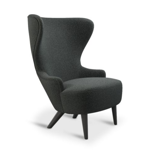 Wingback Micro Chair lounge chair Tom Dixon Hallingdal 65 0116 Black Oak 