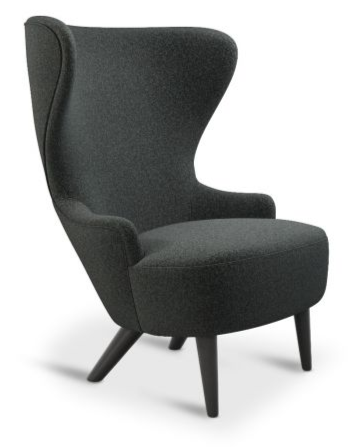 Wingback Micro Chair lounge chair Tom Dixon Hallingdal 65 0116 Black Oak 