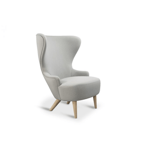 Wingback Micro Chair lounge chair Tom Dixon Divina Melange 3 0120 Natural Oak 