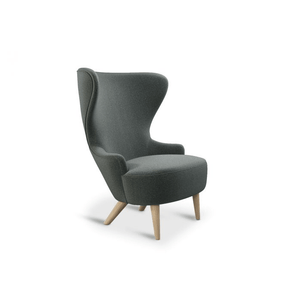 Wingback Micro Chair lounge chair Tom Dixon Divina Melange 3 0170 Natural Oak 