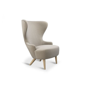 Wingback Micro Chair lounge chair Tom Dixon Divina Melange 3 0227 Natural Oak 