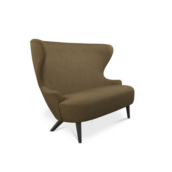 Wingback Micro Sofa sofa Tom Dixon Melange Nap 0491 Black Oak 