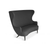 Wingback Sofa Sofa Tom Dixon Hallingdal 65 0180 Black Leg 