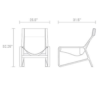 Toro Lounge Chair lounge chair BluDot 