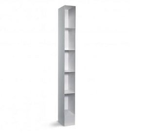 Totem Bookcase storage BluDot Semi Gloss White 