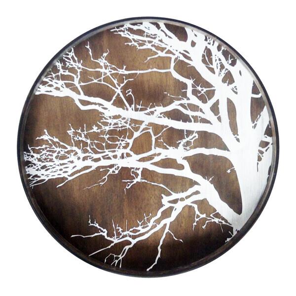 Tree Wooden Round Tray Tray Ethnicraft 