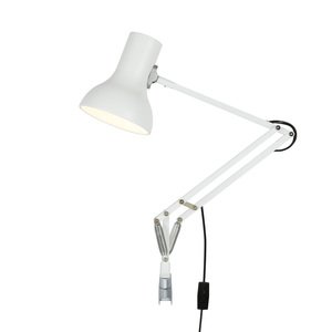 Type 75 Mini Desk Lamp with Wall Bracket Table Lamps Anglepoise Alpine White 