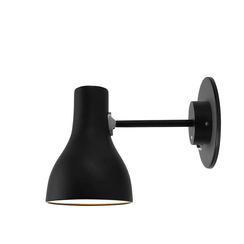 Type 75 Wall Light Wall Lights Anglepoise Jet Black 