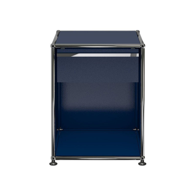 USM Haller Nightstand A storage USM Steel Blue 