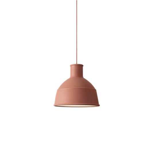 Unfold Pendant ceiling lights Muuto Terracotta 