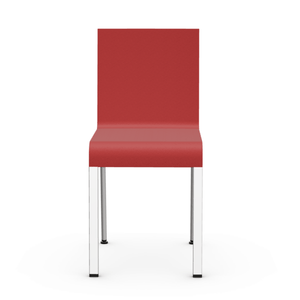 .03 Non-stacking Chair Side/Dining Vitra Chrome-plated + $75.00 Bright Red Glides for carpet