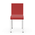 .03 Non-stacking Chair Side/Dining Vitra Chrome-plated + $75.00 Bright Red Glides for carpet