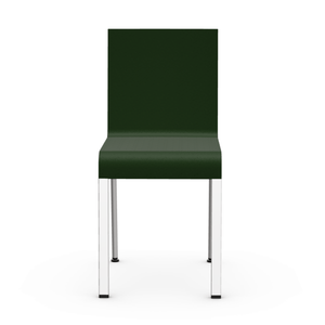 .03 Non-stacking Chair Side/Dining Vitra Chrome-plated + $75.00 Dark Green Glides for carpet