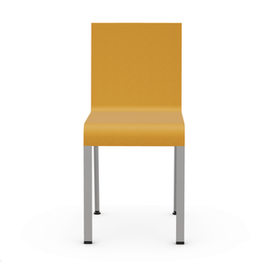 .03 Non-stacking Chair Side/Dining Vitra Powder-coated in silver, smooth finish Mango Glides for carpet