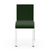 .03 Stacking Chair Side/Dining Vitra Dark Green Chrome-plated + $70.00 Glides for carpet