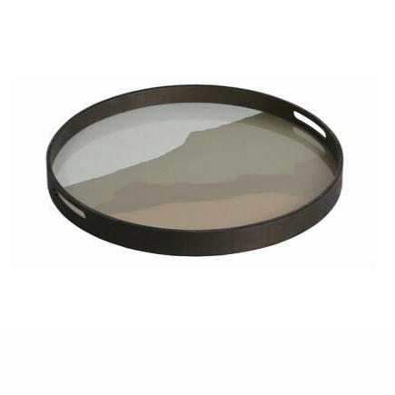 Wabi Sabi Round Tray Tray Ethnicraft Sand 