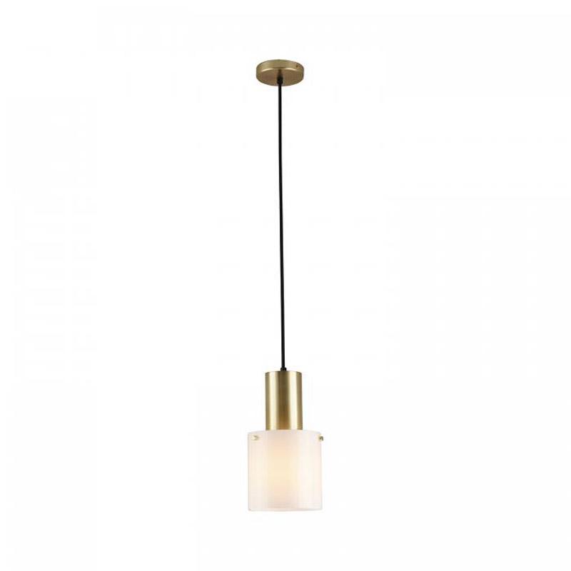 Walter Pendant Light Pendant Lights Original BTC Opal Brass 1