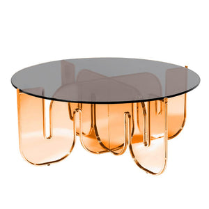 Wave Table Tables Bend Goods Copper +$300.00 36" Smoke Glass Top +$160.00 