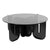 Wave Table Tables Bend Goods Black 36" Smoke Glass Top +$160.00 