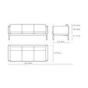 Wegner CH163 Sofa sofa Carl Hansen 