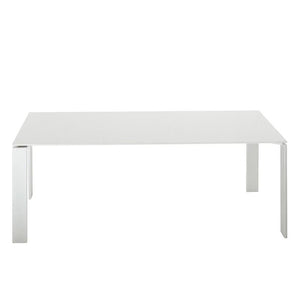 Four Soft Touch Table Tables Kartell Medium White White