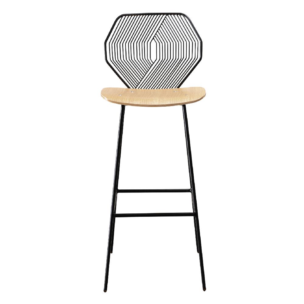 Wood &amp; Wire Bar Stool Stools Bend Goods Black 