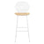 Wood & Wire Bar Stool Stools Bend Goods White 