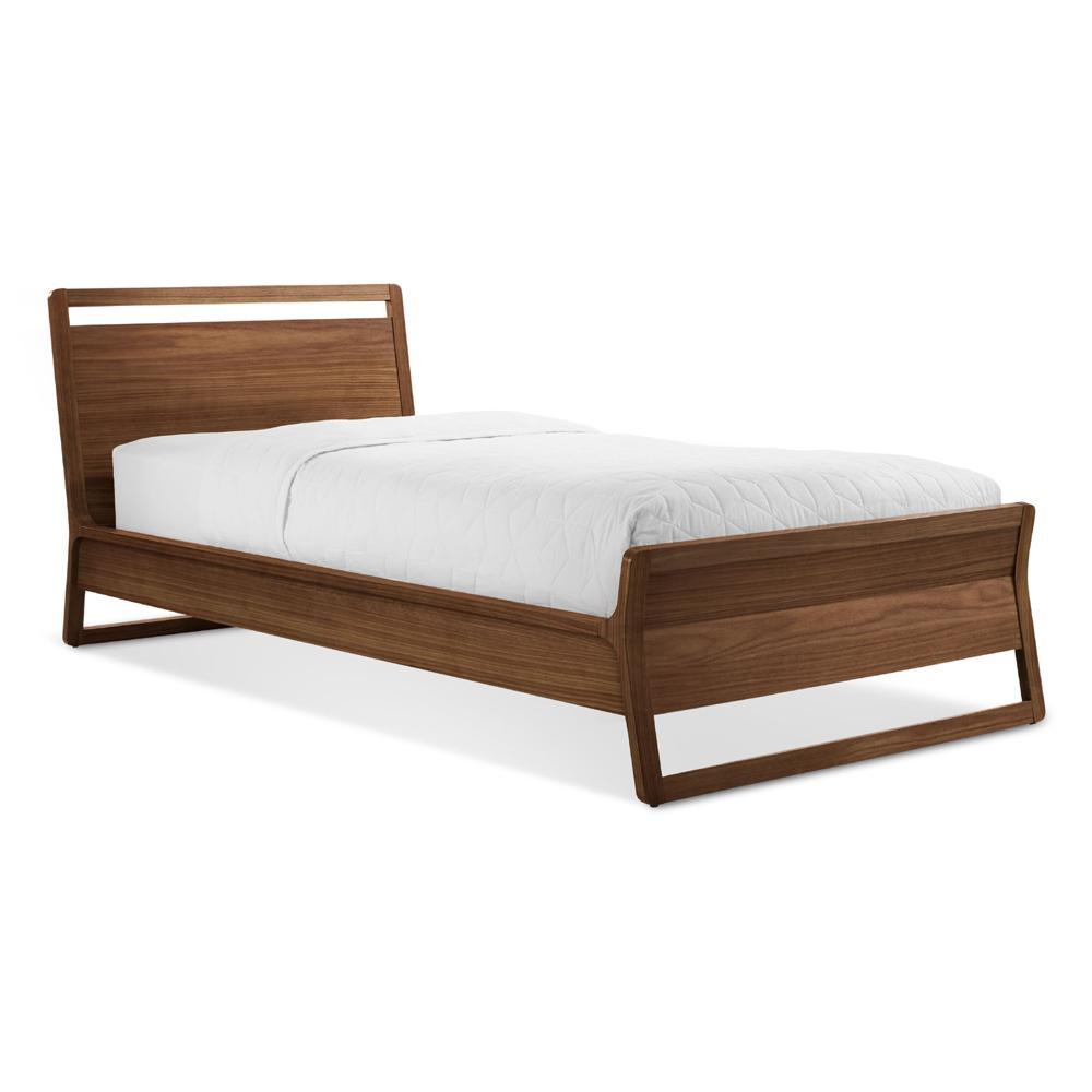 Woodrow Bed Beds BluDot Twin Walnut 