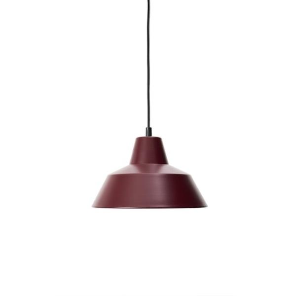 Workshop Pendant Lamp W2 Pendant Lights Original BTC Wine Red 