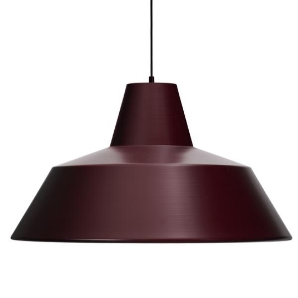 Workshop Pendant Lamp W5 Pendant Lights Original BTC Wine Red 