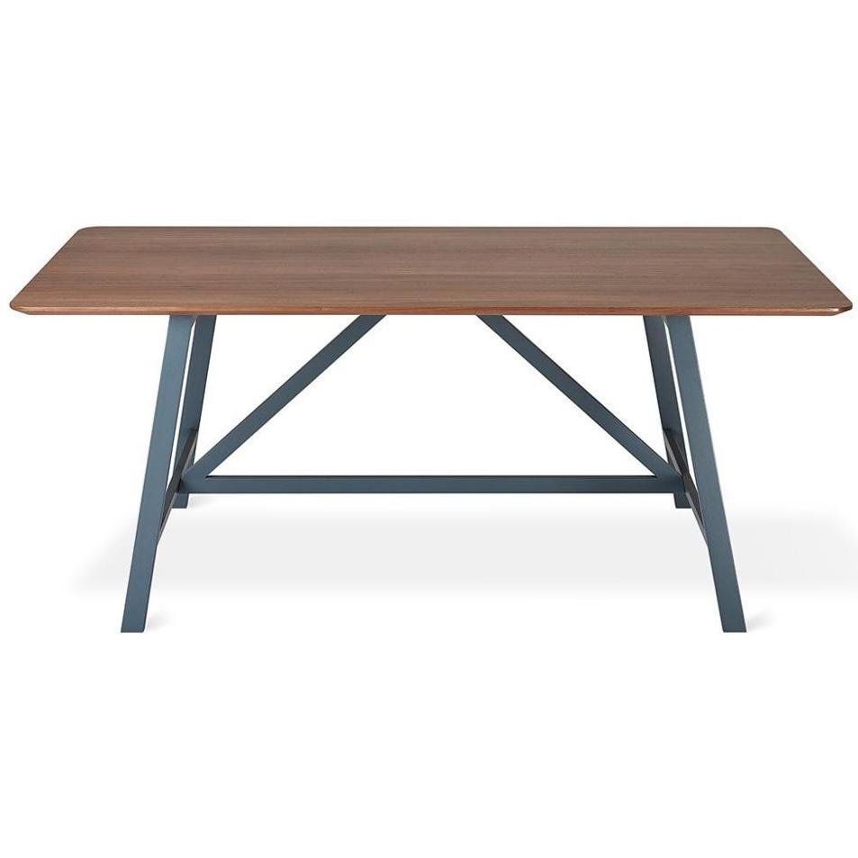 Wychwood Dining Table Dining Tables Gus Modern Walnut &amp; Slate Gray 