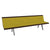 Zinta 4 Seats Waiting Bench Wood Benches Arper 