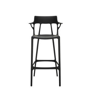 A.I. STOOL stools Kartell Bar Height Black 