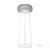 Caboche Plus Floor Lamp Floor Lamps Foscarini Large Transparent 