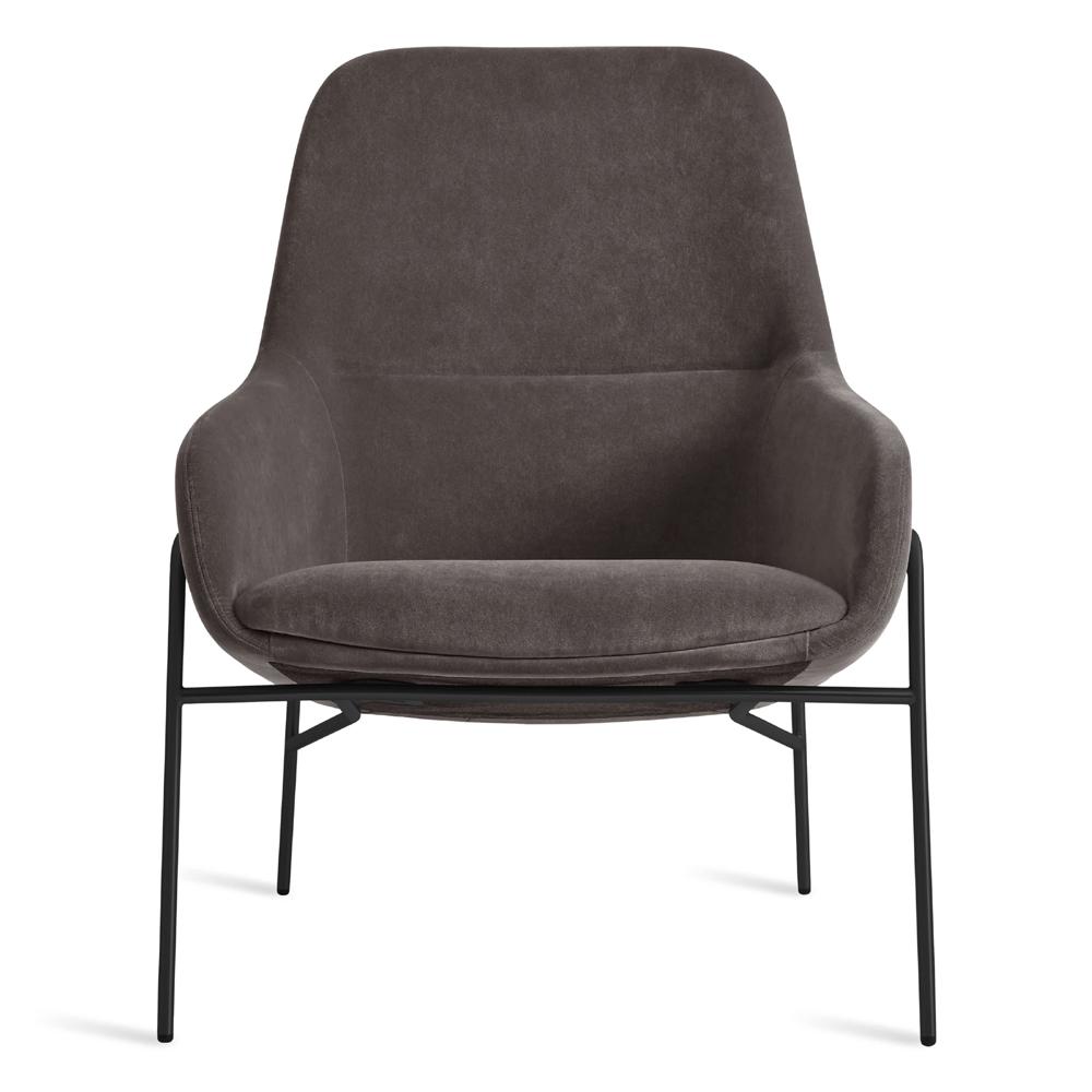 Acre Lounge Chair lounge chair BluDot Storm Velvet 