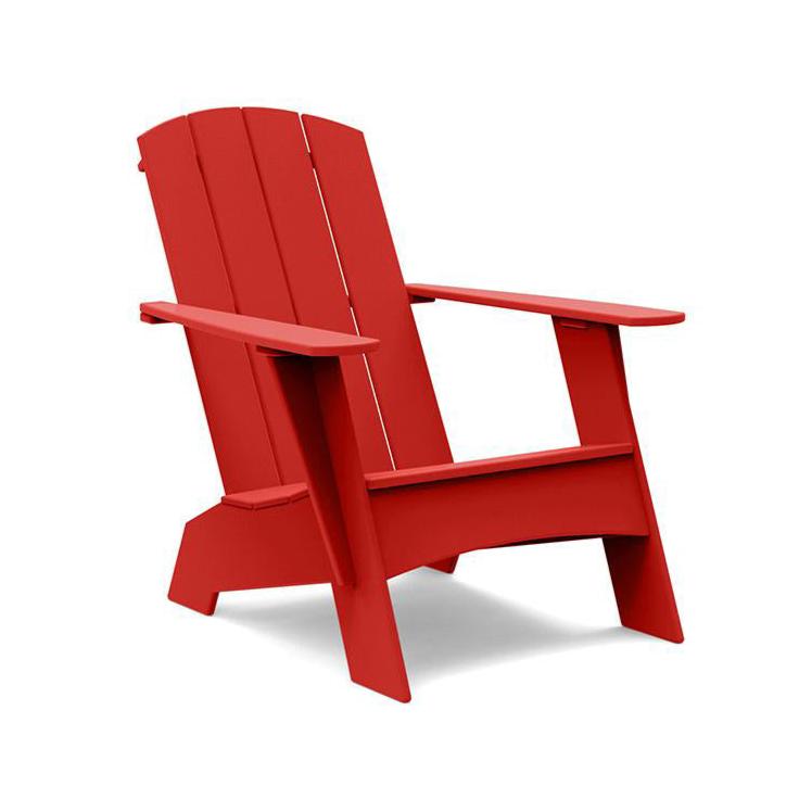 Adirondack Curved Chair lounge chairs Loll Designs Apple Red None 