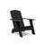 Adirondack Curved Chair lounge chairs Loll Designs Black None 